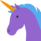 Unicorn Face emoji on Twitter